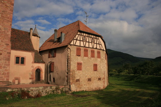 Maison fortifi&eacute;e &agrave; Kientzheim (Alsace - Haut Rhin)