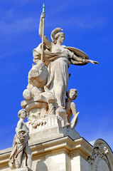 Fototapeta na wymiar France, Paris: statue of Grand Palais