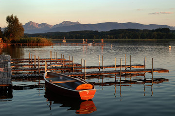 Abend am Waginger See