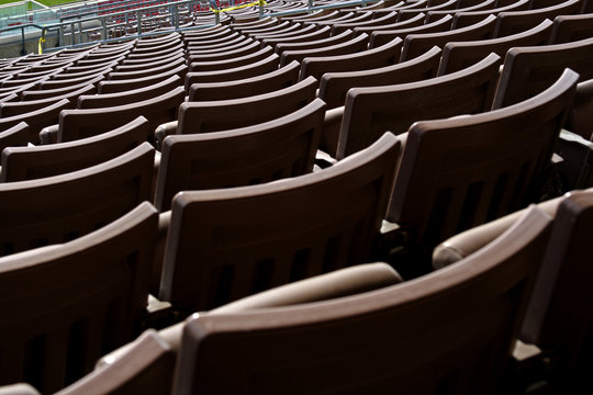 Empty Stadium Seats