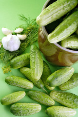 Pickle ingredients - close-up