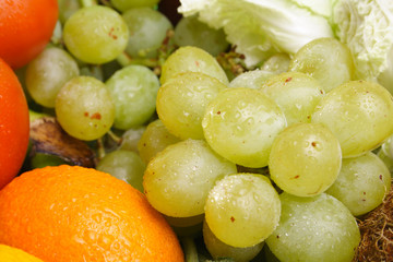 Green grapes