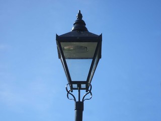 Fototapeta na wymiar A Traditional British Street Lamp.
