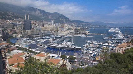 Naklejka premium Monaco Harbour View