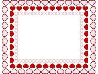 Valentines day frame