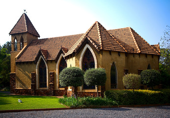 rear side view of chapel