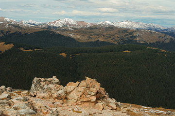 Fototapeta premium mountain rocks, Mummy Range, Colorado