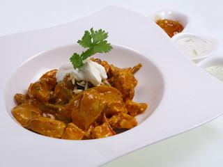 indisches hühnchen curry mit saurer sahne