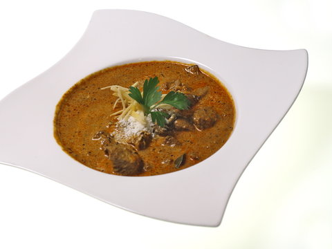 indisches rinder curry