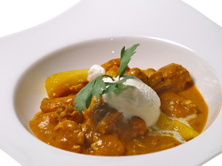 indisches hühnchen curry