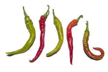PEPERONCINO ROSSO E VERDE LUNGO