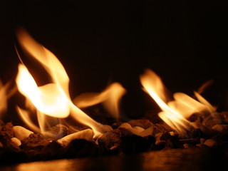 Chimney flames