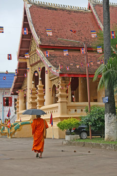 Buddhist Monk in Laos