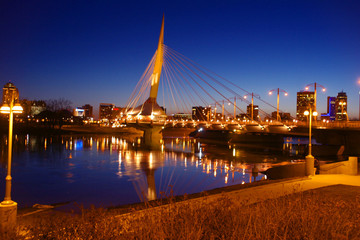 Bridge at night