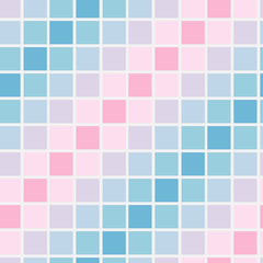 Seamless vector pattern with motley tiles
