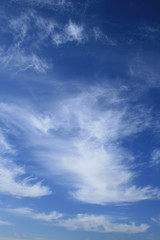 Naklejka na ściany i meble Blue Cloudy Sky