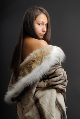 The girl in a fur coat 6