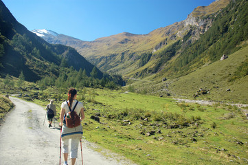 Wandern in den Alpen
