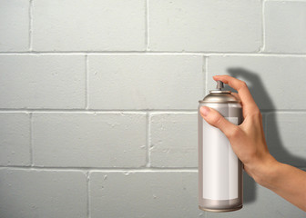 spray can wall