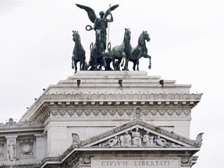 Obraz premium monument vittorio emmanuelle in rom
