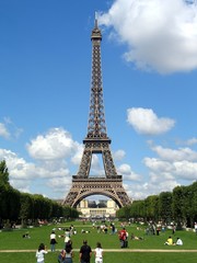 Fototapeta na wymiar Eiffelturm Paryż