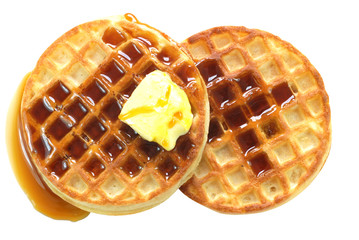 Waffles with Syrup