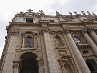 Fototapeta na wymiar vatikan in rom st. peter