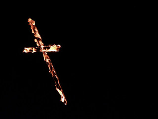 Fototapeta premium Burning Cross