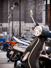 Motos aparcadas - Parked motorcycles