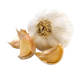 white garlic vegetable