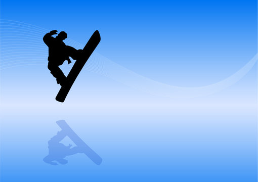 Background Snowboard Man