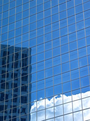 Fototapeta premium Reflecting the Competition