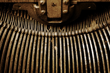 Vintage Typewriter Key Arms