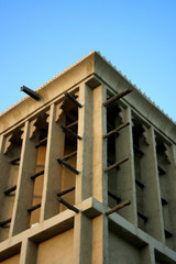 Old wind tower in dubai, UAE