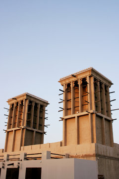 Old wind tower in dubai, UAE