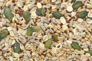 seeds and cereals background