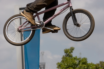 BMX biker Airborne