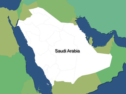 saudi arabia map