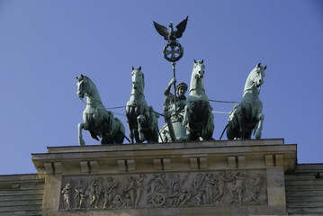 Obraz premium Quadriga auf dem Brandenburger Tor, Berlin