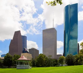 Fotobehang Houston city park © Kubyshin