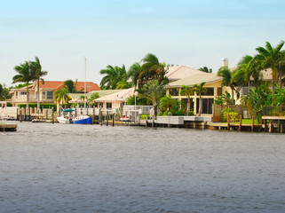 Luxury waterfront community