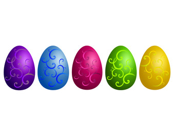 Color easter eggs