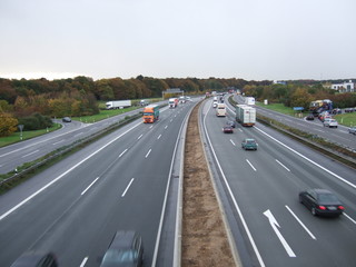 Autobahn A4 - obrazy, fototapety, plakaty