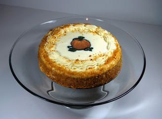 Pumpkin Cake with cream cheese Icing