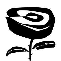 Rosa stilizzata