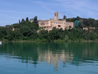 Fototapeta na wymiar Zamek Isola Maggiore Lake Trasimeno Umbria