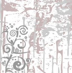 Modernes Grunge-Hintergrunddesign in Grau und Violett 