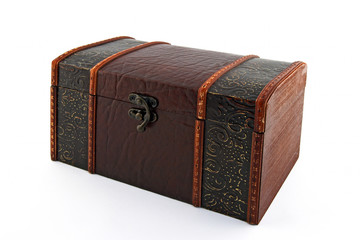 Retro style treasure chest