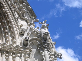 The gargoyles of Notre Dame