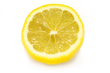 Fresh Sliced Lemon isoaled on white background